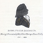 Kgl. Preussischer Geh. Ober-Berg- und Baurat Bernhard Friedrich Moennich 1741 - 1800
