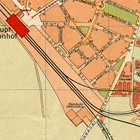 Der Städtische Schlachthof an der Schwaaner Landstraße auf einer Karte von 1924. (Archiv Berthold Brinkmann)